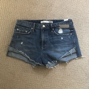Lovers + Friends High Rise Denim Shorts